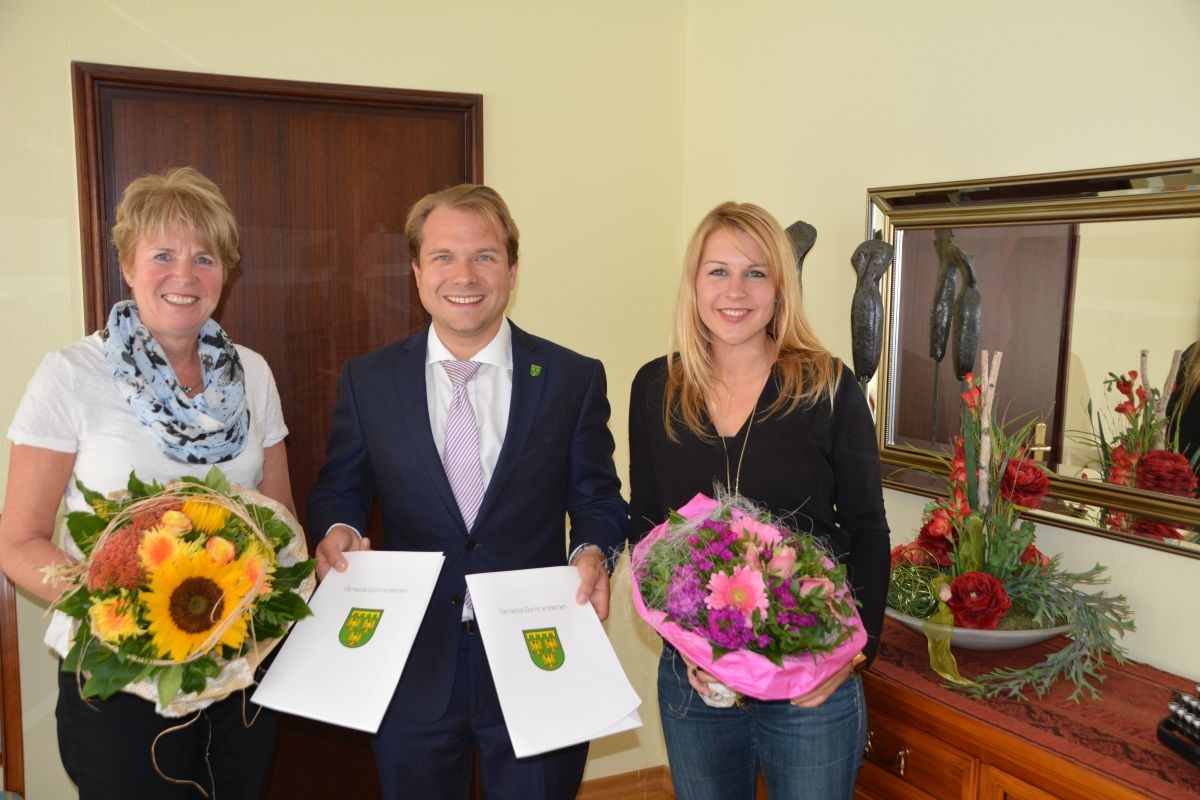 Zur Verstärkung des Standesamtes wurden zwei Mitarbeiterinnen der Rommerskirchener Rathauses zu...