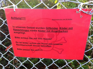 Warnung vor Giftködern in Rommerskirchen