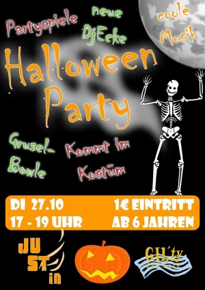 Helloweenparty der Jugendhäuser JUST-in und GIL'ty 27.10.2015