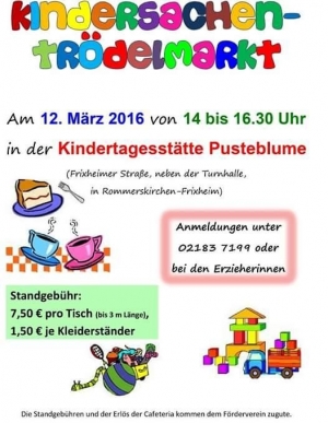 Kindersachentrödelmarkt in Frixheim