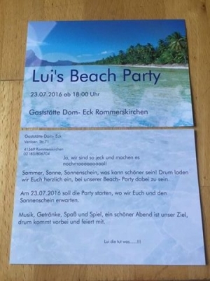 Lui´s Beach Party