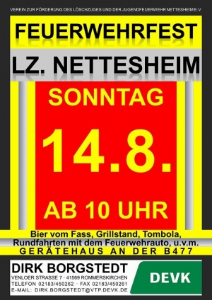 Feuerwehrfest Löschzug Nettesheim