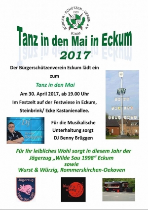 Tanz in den Mai in Eckum 2017