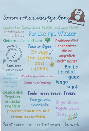 Sommerhausaufgaben Grundschule