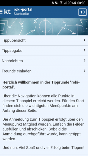 Kicktipp Benachrichtigungen aktivieren