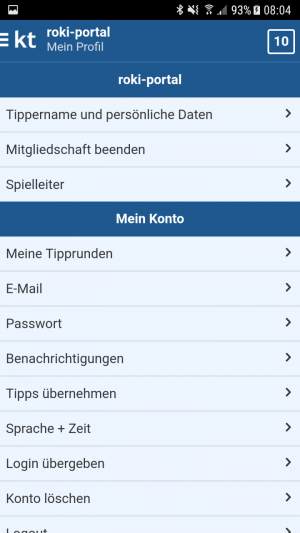 Kicktipp Benachrichtigungen aktivieren