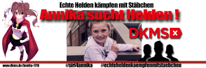 Facebook Seite Annika sucht Helden!