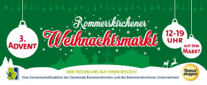 Rommerskirchener Weihnachtsmarkt am 3. Adventsonntag auf dem Markt