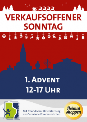 Bürgermeister Dr. Martin Mertens und Rommerskirchener Unternehmer laden zum verkaufsoffenen Sonntag am 1. Advent, den 3. Dezember ein