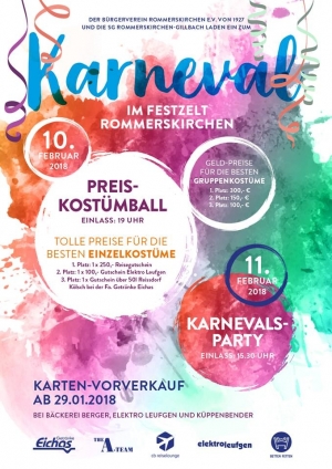 Karneval im Festzelt Rommerskirchen