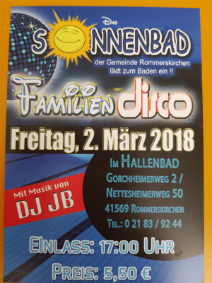 Familiendisco im Sonnenbad