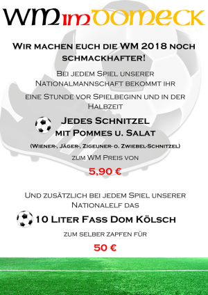 Wir machen euch die WM 2018 noch schmackhafter!