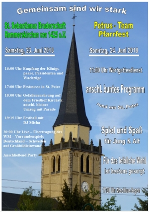 Peter und Paul Fest 2018