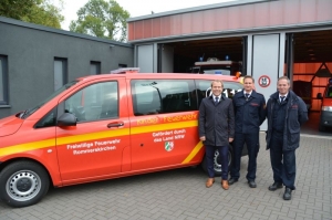 Kinderfeuerwehr Evinghoven erhält eigenes Fahrzeug