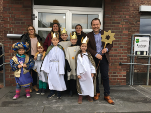 Sternsinger besuchen den Bürgermeister