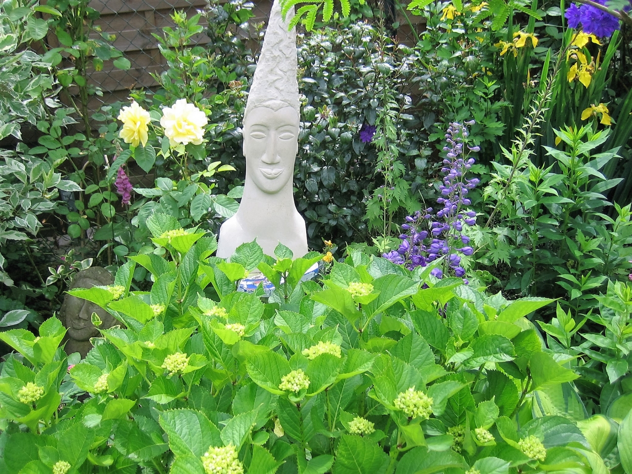 Kalksandstein Skulptur