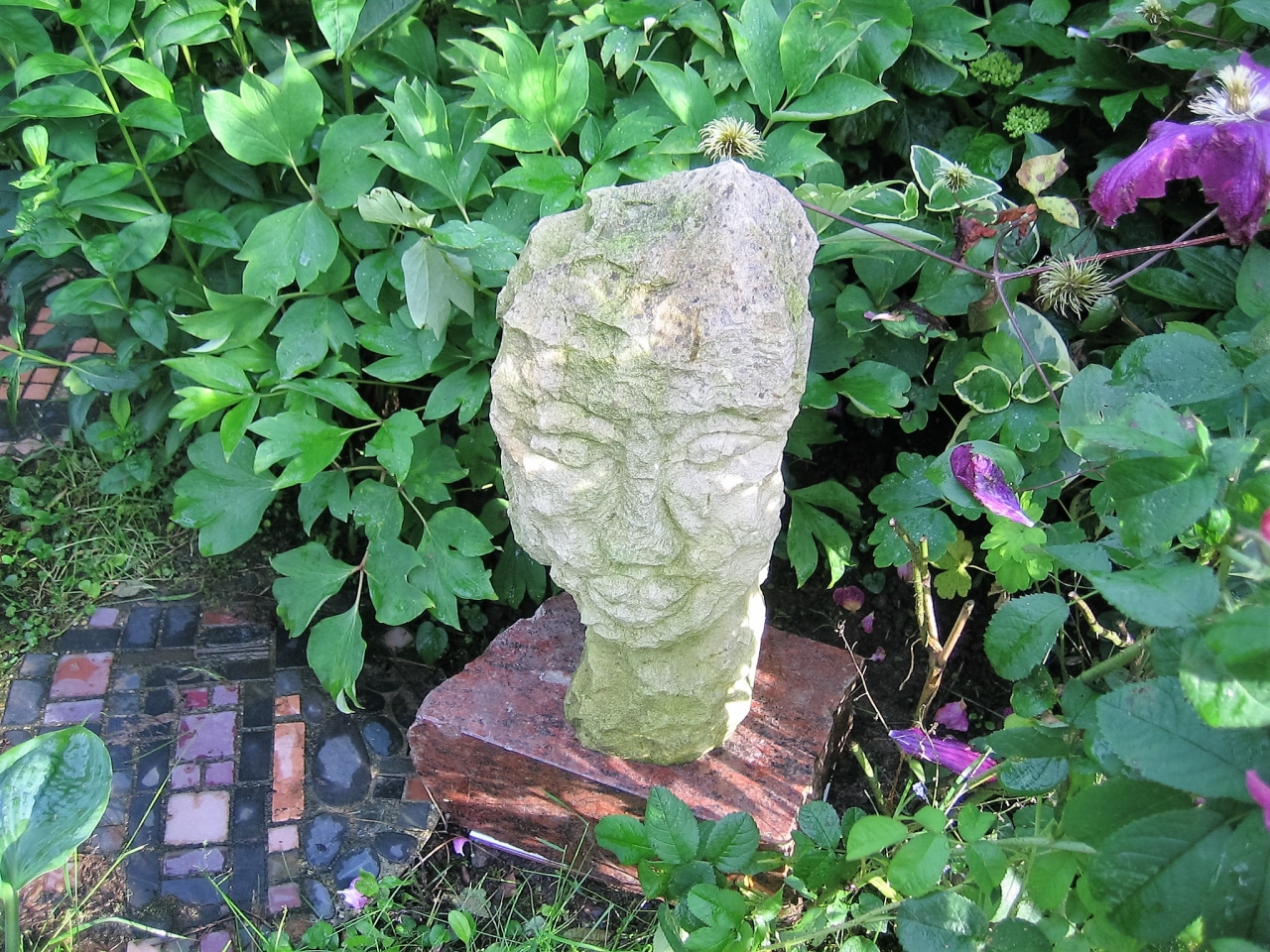 Kalkstein Skulptur
