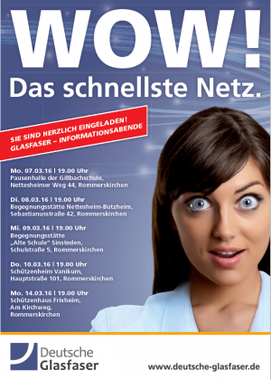 Glasfaser Informationsabende