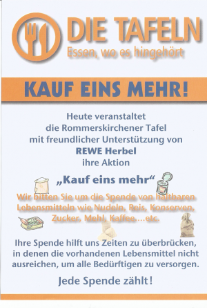 Rommerskirchener Tafel e.V. - Kauf eins mehr