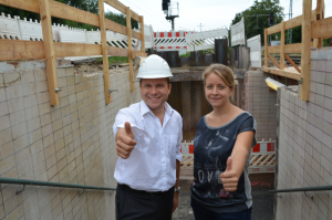 Am Bahnhof geht es zügig weiter – Der nächste Schritt in Richtung Barrierefreiheit wird genommen