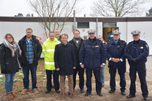 Begehung der Flüchtlingsunterkünfte in Rommerskirchen