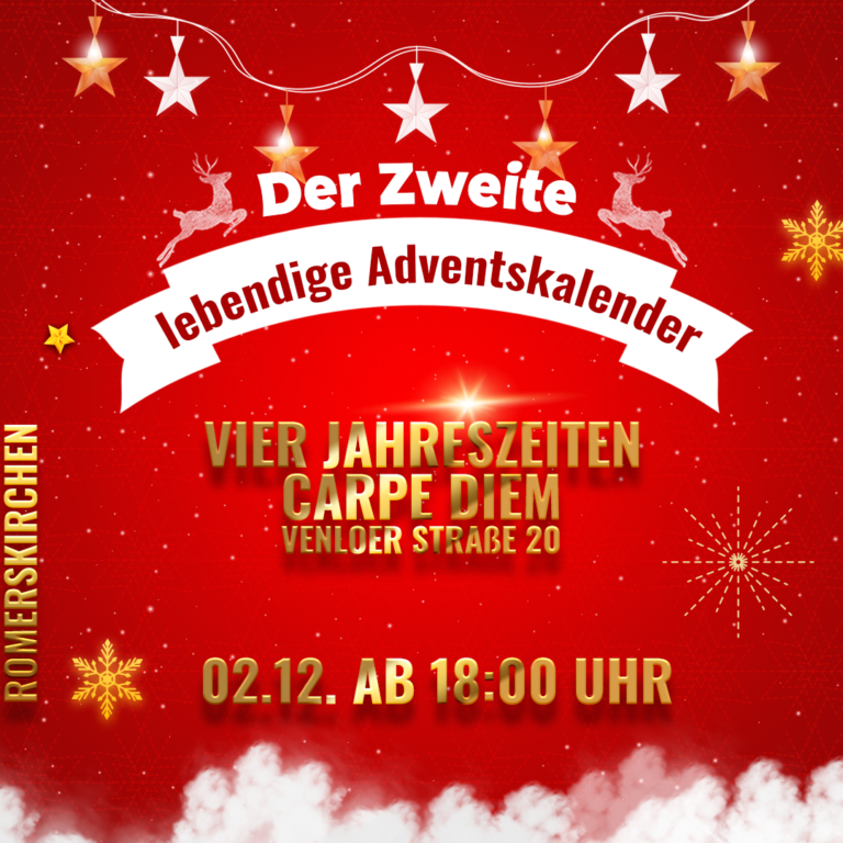 Update: Der zweite Lebendige Adventskalender startet am Donnerstag, den 2. Dezember in Rommerskirchen