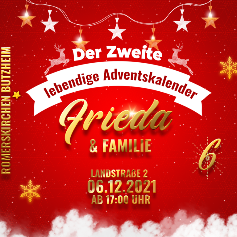 Der zweite Lebendige Adventskalender: Am Montag öffnet sich bei unserem Nikolauskind das Fenster in Butzheim