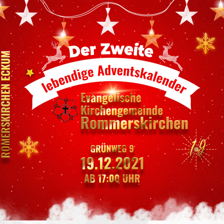 Der zweite Lebendige Adventskalender: Am vierten Advent freut sich das Team der evangelischen Kirche auf die Öffnung des Fensters in Eckum