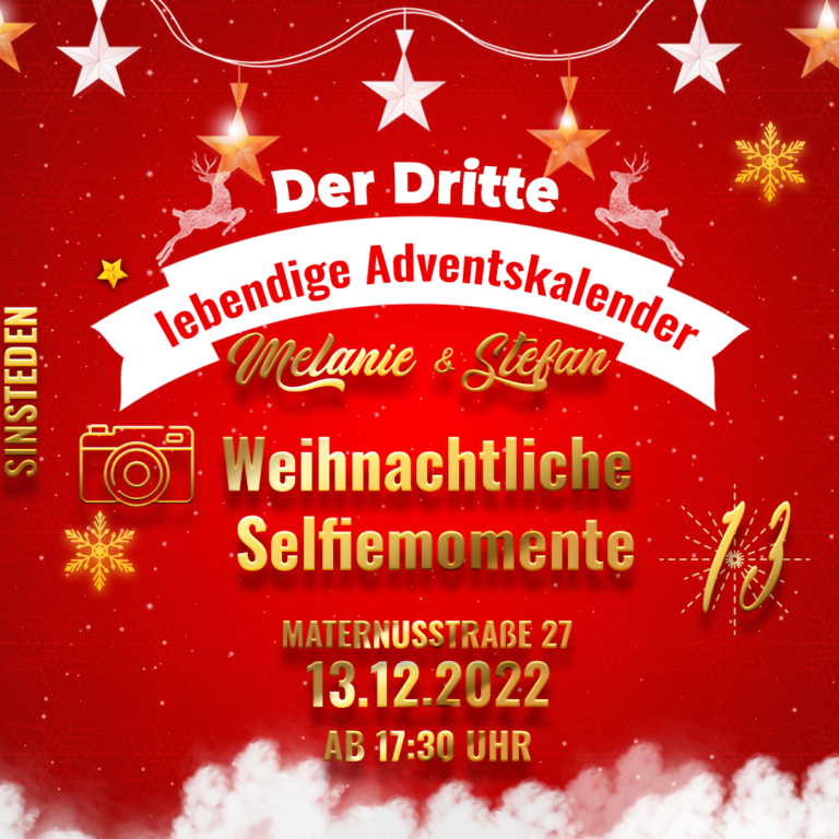 Lebendiger Adventskalender Rommerskirchen am 13.Dezember öffnet ein weiteres Fenster in Sinsteden