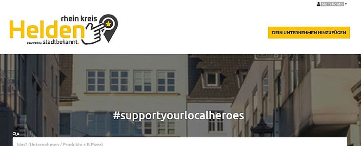 #supportyourlocalheroes: Kostenlose Plattform für Kunden, Händler und Betriebe