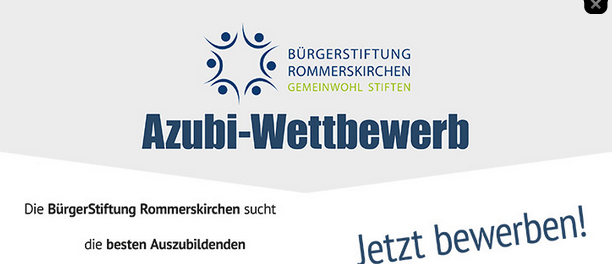 Bürgerstiftung Rommerskirchen lobt wieder hohes Preisgeld für Auszubildende aus