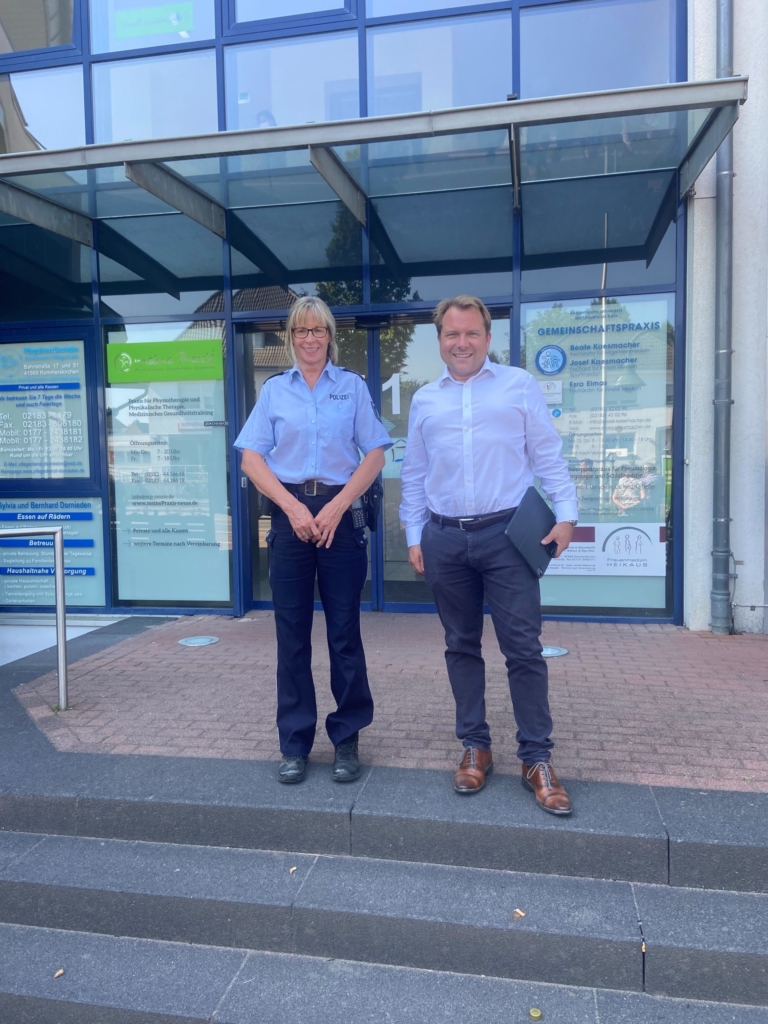 Carmen Weidner ist die neue Bezirksbeamtin der Polizei in Rommerskirchen