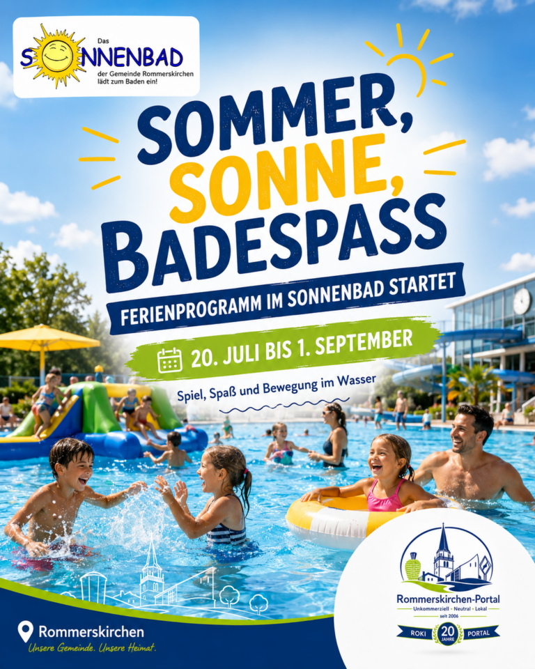 Sommer, Sonne, Badespaß – das Ferienprogramm im Sonnenbad startet