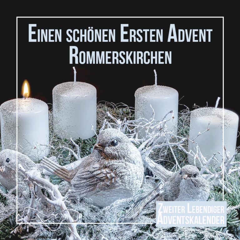 Einen schönen ersten Advent – der zweite lebendige Adventskalender startet in dieser Woche in Rommerskirchen