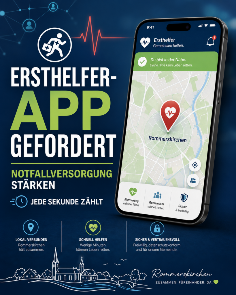 Mertens will Ersthelfer-App: „Wichtiger Baustein für Stärkung der Notfallversorgung“ Mertens will Ersthelfer-App: „Wichtiger Baustein für Stärkung der Notfallversorgung“