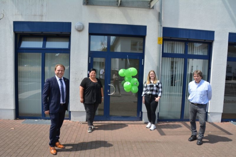 Bürgermeister Dr. Martin Mertens eröffnet neues Familienbüro in Rommerskirchen