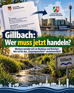Mertens wendet sich an Neubaur und Krischer: Wer ist für das „Gegengutachten“ verantwortlich? Mertens wendet sich an Neubaur und Krischer: Wer ist für das „Gegengutachten“ verantwortlich?