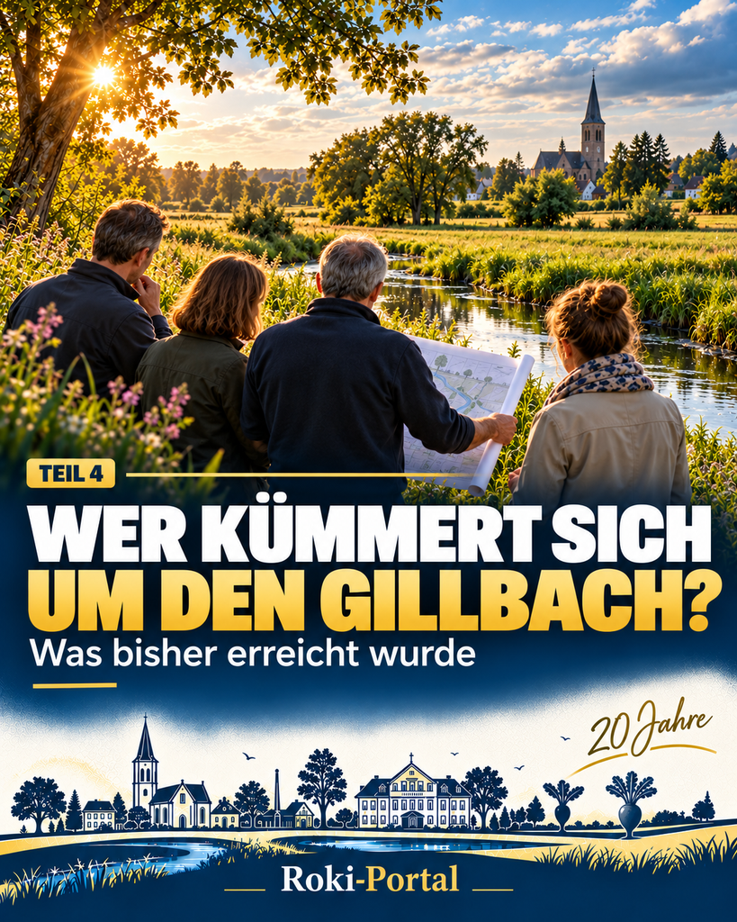 Wer kümmert sich um den Gillbach – und was ist bisher tatsächlich erreicht? Wer kümmert sich um den Gillbach – und was ist bisher tatsächlich erreicht?