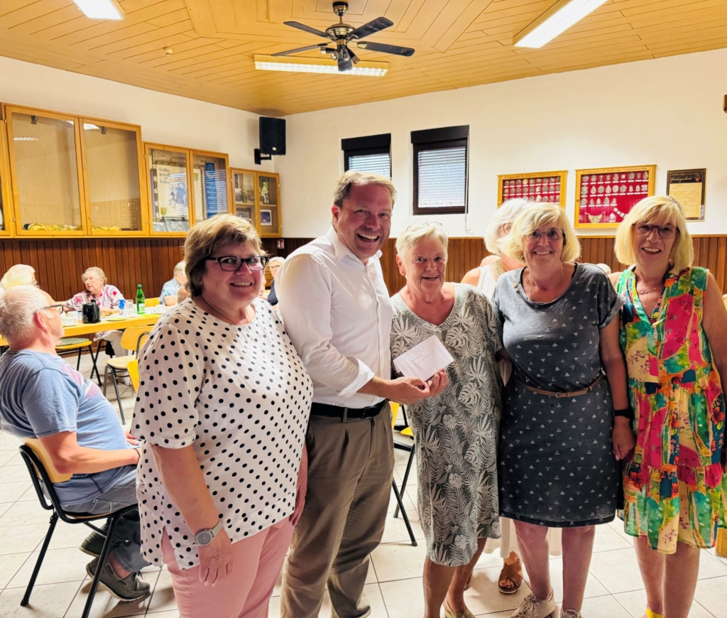 Gemeinde unterstützt Seniorentreff „Hätz & Siel“