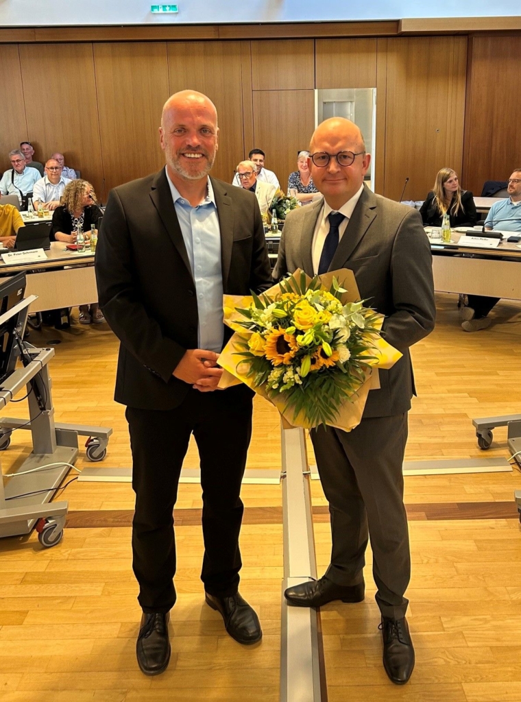 Rat wählt Markus Schumacher zum Technischen Beigeordneten Rat wählt Markus Schumacher zum Technischen Beigeordneten