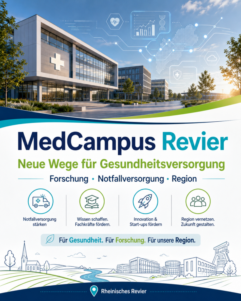 Unterstützung aus der Medizin: Mit Fachwissen zum „MedCampus Revier“ Unterstützung aus der Medizin: Mit Fachwissen zum „MedCampus Revier“