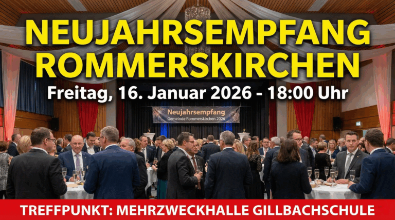 Neujahrsempfang der Gemeinde Rommerskirchen erstmals am Freitag