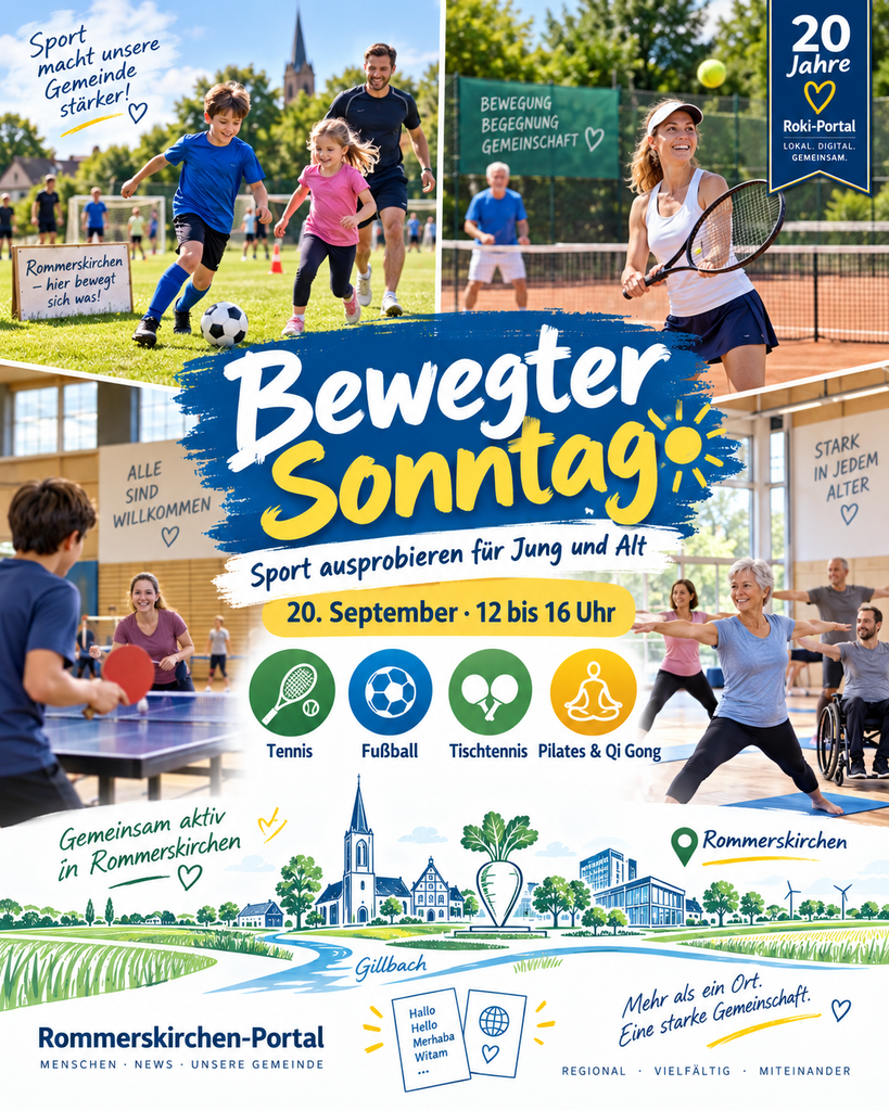 „Bewegter Sonntag“ in Rommerskirchen „Bewegter Sonntag“ in Rommerskirchen