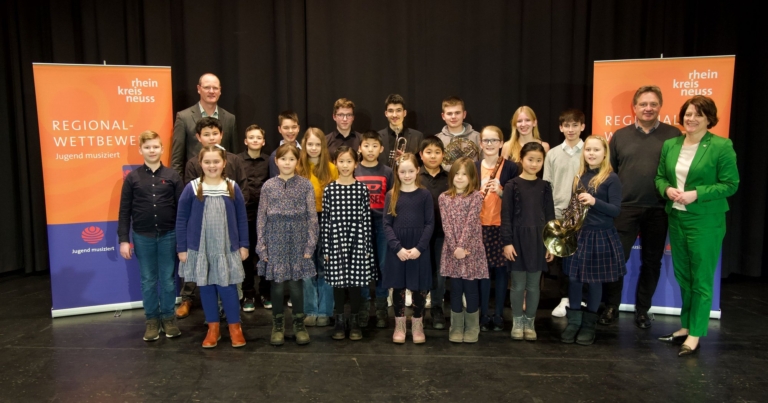 25 erste Preise beim Regionalwettbewerb „Jugend musiziert“ gehen an  Talente der Musikschule Rhein-Kreis Neuss