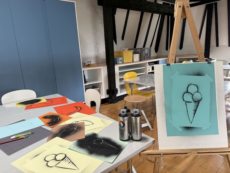 Graffiti-Workshop im Museum