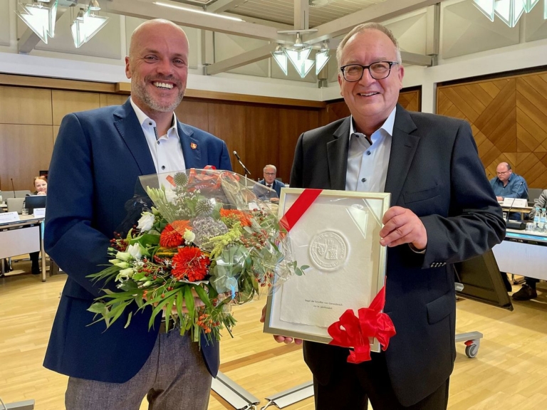 Stadtrat verabschiedet Ersten Beigeordneten Michael Heesch