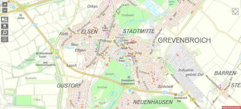 Neuauflage des Taschenstadtplans der Stadt Grevenbroich: 13. Auflage – Startschuss für die Akquise