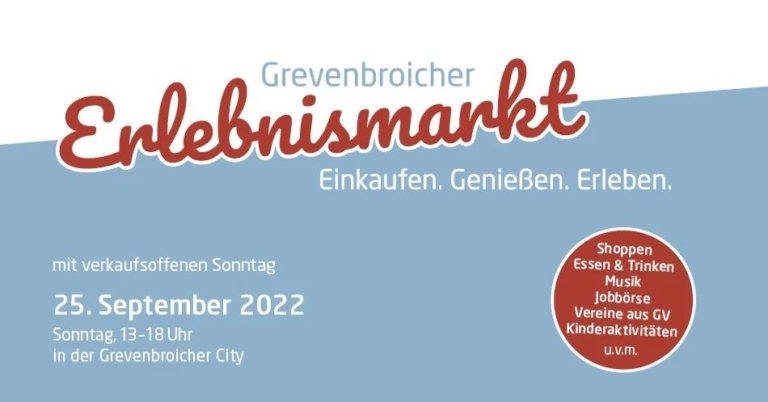 Erlebnismarkt am 25.09.2022