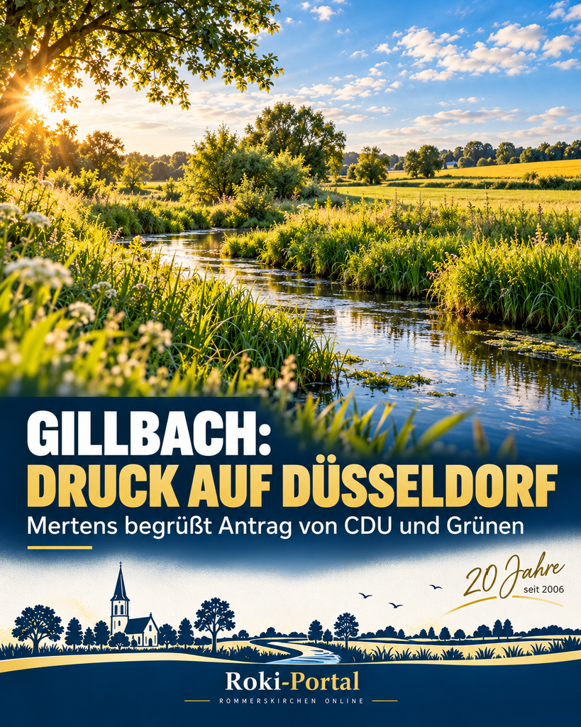 💧 Gillbach: Gemeinsam für Wasser – jetzt ist Düsseldorf gefragt 💧 Gillbach: Gemeinsam für Wasser – jetzt ist Düsseldorf gefragt