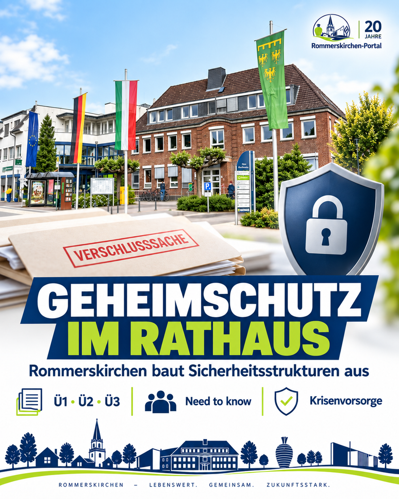 🔐 Geheimschutz im Rathaus Rommerskirchen– was steckt eigentlich dahinter? 🔐 Geheimschutz im Rathaus Rommerskirchen– was steckt eigentlich dahinter?